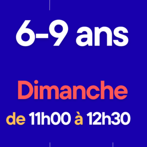 Dimanche de 11h00 à 12h30