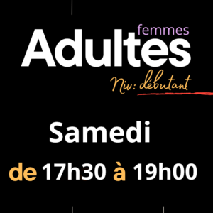 Samedi de 17h30 à 19h00